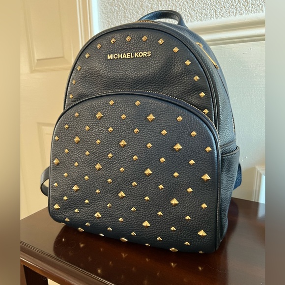 Michael Kors Handbags - Michael Kors Abbey Leather Backpack
